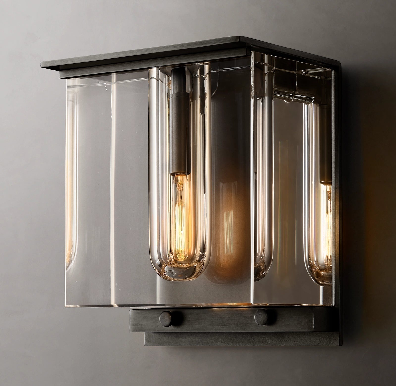 Savile Crystal Block Cube Wall Sconce
