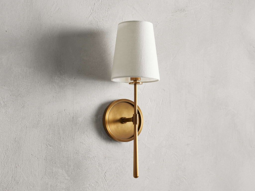 Rhodes Midcentury Torch Wall Sconce