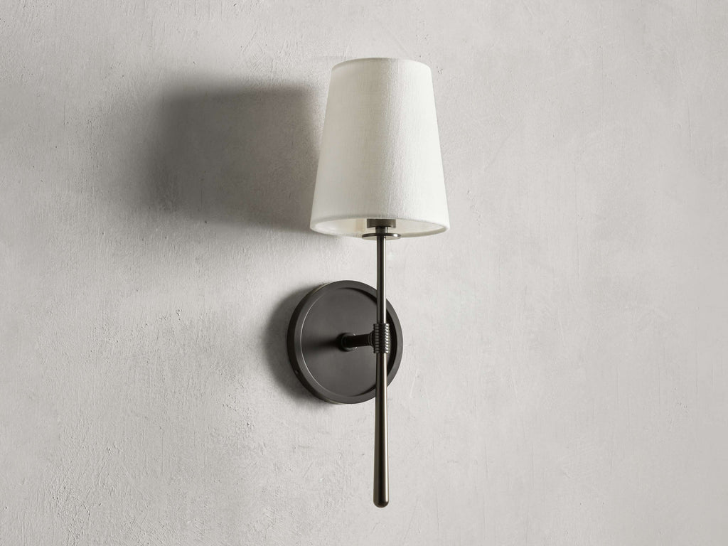 Rhodes Midcentury Torch Wall Sconce