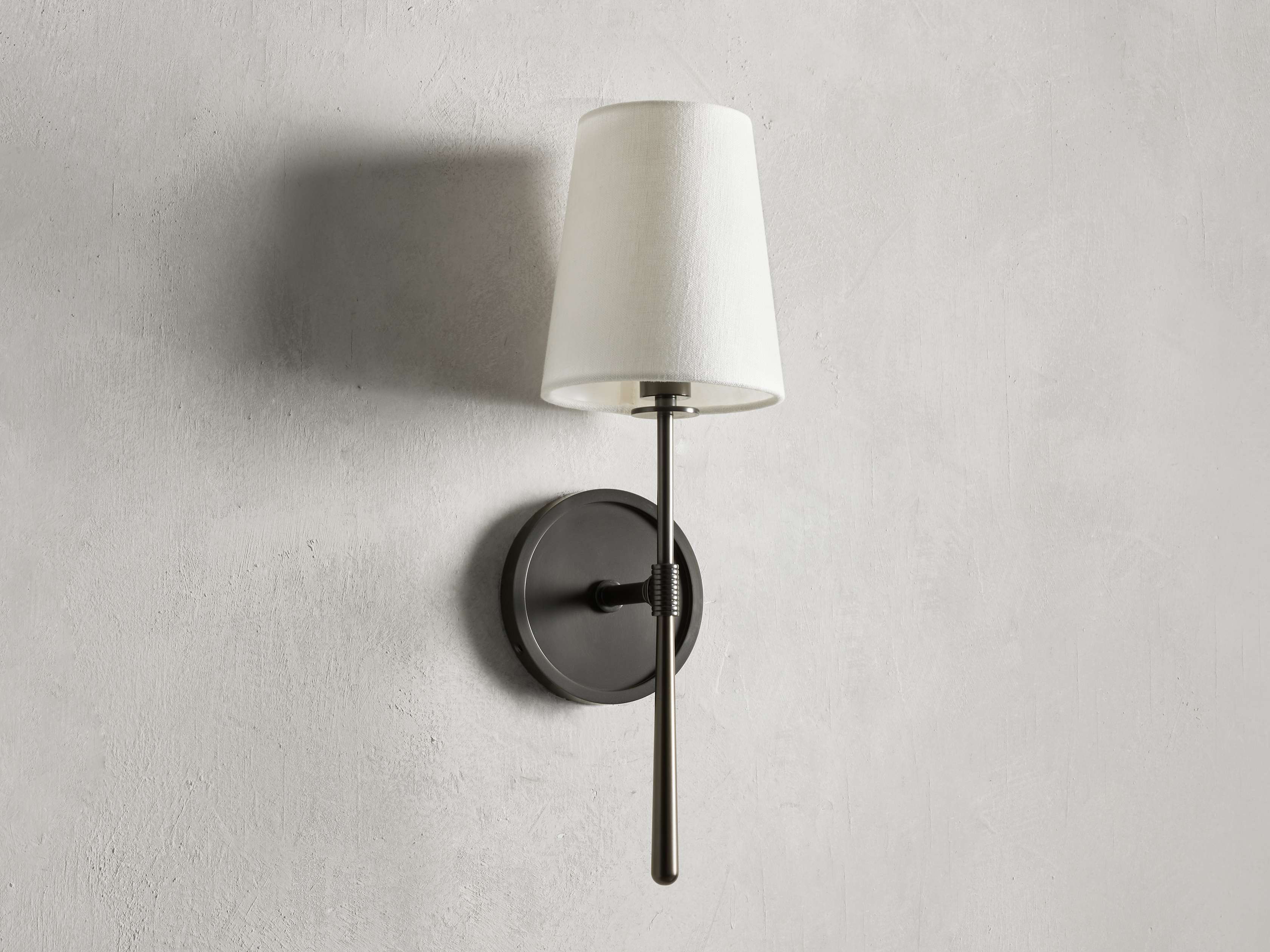 Rhodes Midcentury Torch Wall Sconce