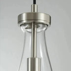 Rain Aura Glass Rectangular Chandelier 36"