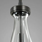 Rain Aura Glass Rectangular Chandelier 36"
