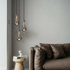 Rain Aura Glass Pendant Light