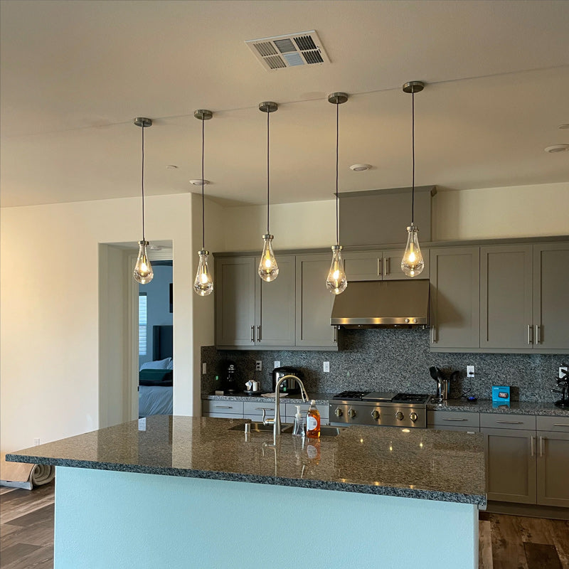 Rain Aura Glass Pendant Light