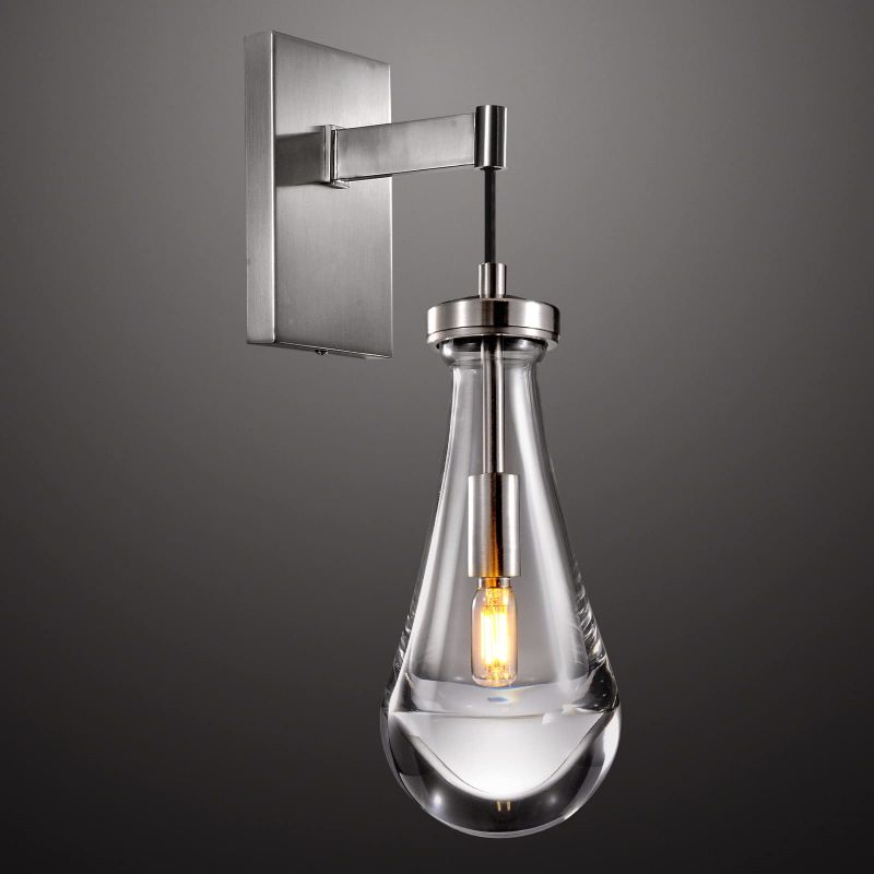Rain Aura Glass Wall Sconce