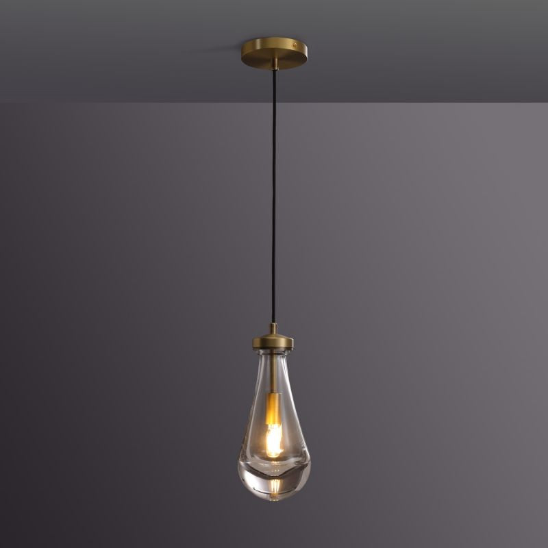 Rain Aura Glass Pendant Light