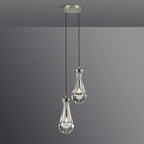 Rain Aura Glass Round Chandelier 5"