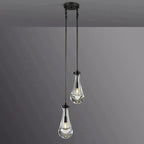 Rain Aura Glass Round Chandelier 5"