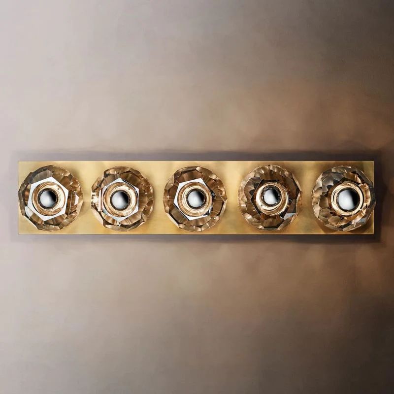 Boule De Radiant Crystal Linear Wall Sconce