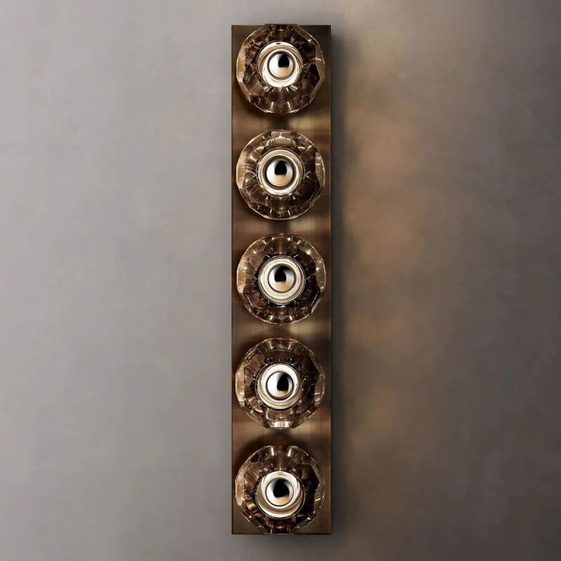 Boule De Radiant Crystal Linear Wall Sconce