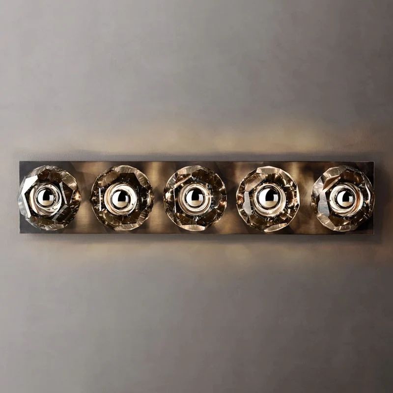 Boule De Radiant Crystal Linear Wall Sconce