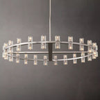 Arcachon Gear Crystal Round Chandelier 48"