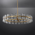 Arcachon Gear Crystal Round Chandelier 48"