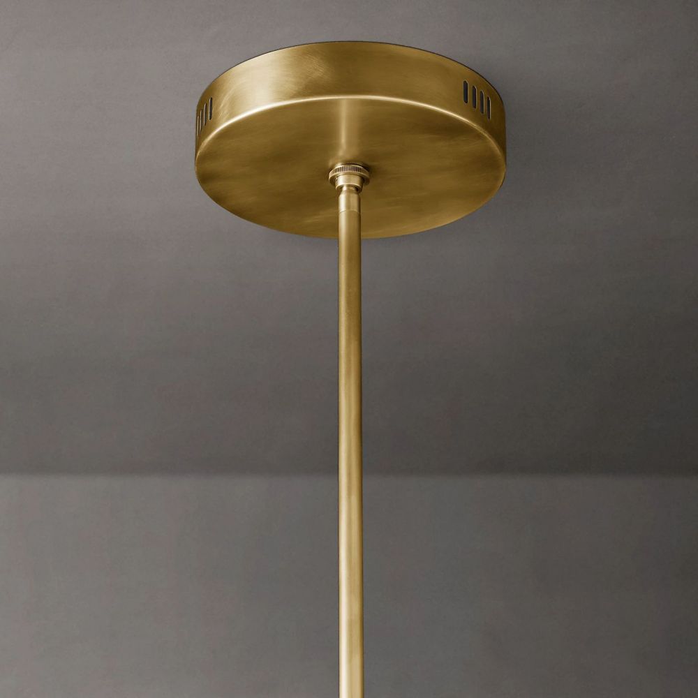 Arcachon Hexagon Crystal Round Chandelier 60"