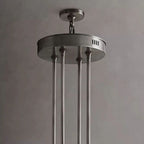 Arcachon Hexagon Crystal Two-Tier Round Chandelier 60"