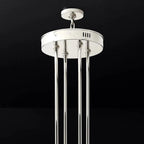 Arcachon Hexagon Crystal Two-Tier Round Chandelier 60"