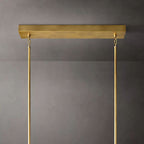 Arcachon Gear Crystal Rectangular Chandelier 54"