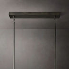 Arcachon Gear Crystal Rectangular Chandelier 54"
