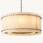 San Marco Vintage Alabaster Round Chandelier 37"