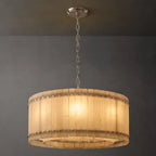 San Marco Vintage Alabaster Round Chandelier 37"
