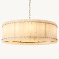 San Marco Vintage Alabaster Round Chandelier 48"