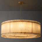 San Marco Vintage Alabaster Round Chandelier 48"
