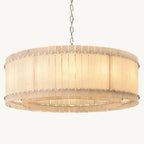 San Marco Vintage Alabaster Round Chandelier 48"