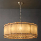 San Marco Vintage Alabaster Round Chandelier 48"