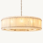 San Marco Vintage Alabaster Round Chandelier 60"