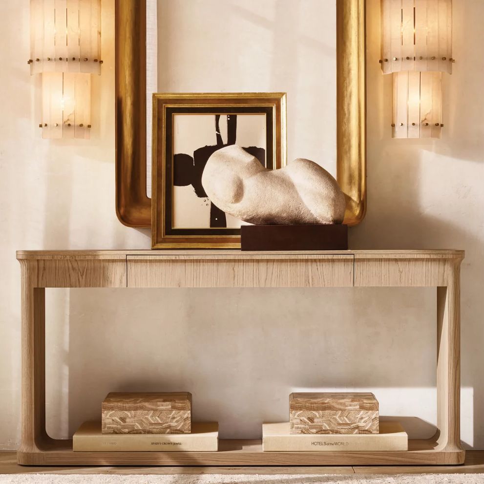 San Marco Vintage Alabaster Round Wall Sconce