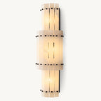San Marco Vintage Alabaster Round Wall Sconce