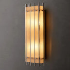 San Marco Vintage Alabaster Rectangular Wall Sconce