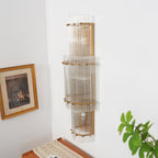 San Marco Vintage Glass Round Wall Sconce