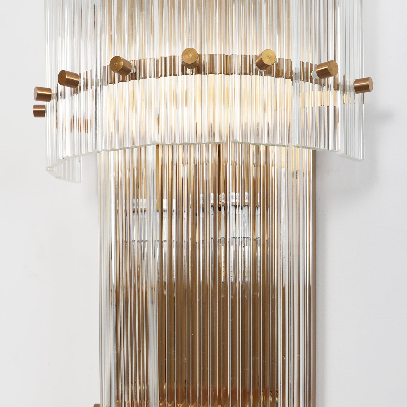 San Marco Vintage Glass Round Wall Sconce