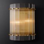 San Marco Vintage Glass Round Wall Sconce