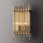 San Marco Vintage Glass Rectangle Wall Sconce