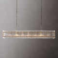 San Marco Vintage Glass Rectangle Chandelier 72"