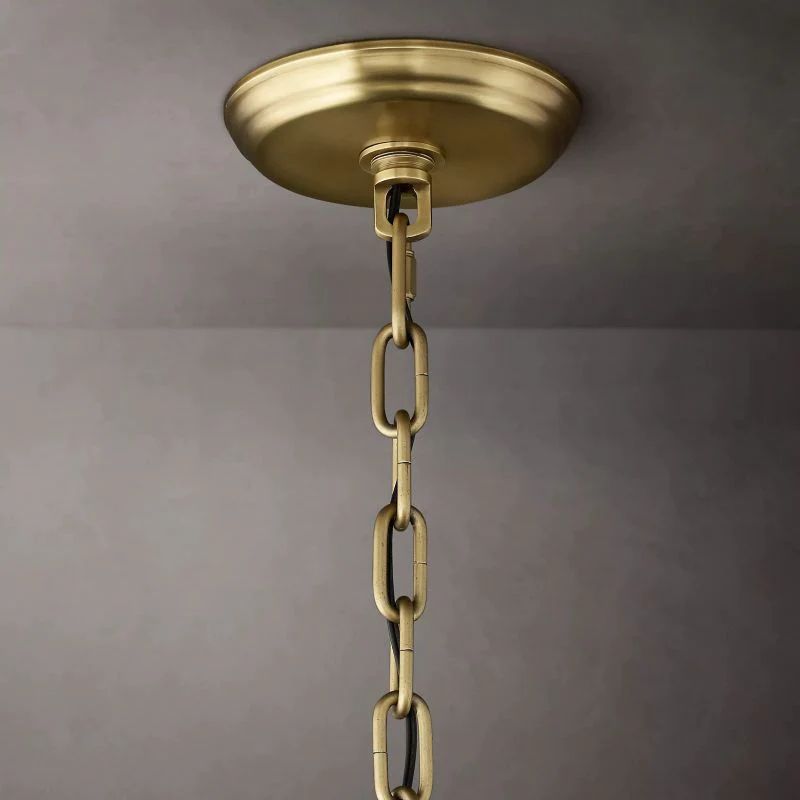 San Marco Vintage Glass Round Chandelier 48"