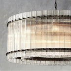 San Marco Vintage Glass Round Chandelier 37"