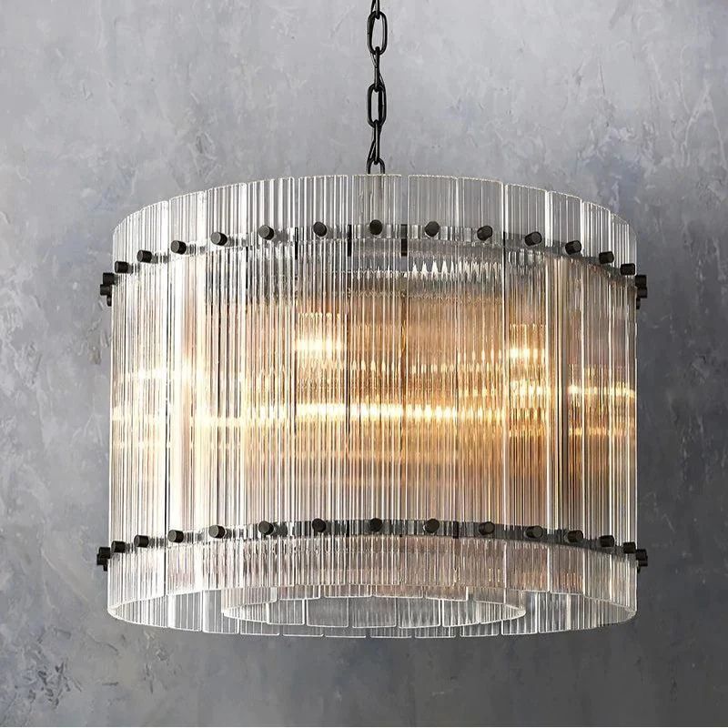 San Marco Vintage Glass Round Chandelier 22"