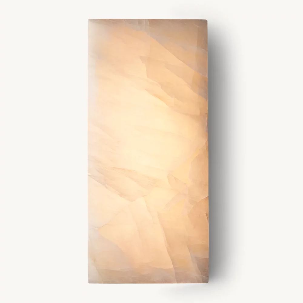 Rivage Veined Alabaster Wall Sconce