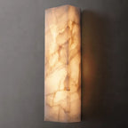 Rivage Veined Alabaster Wall Sconce