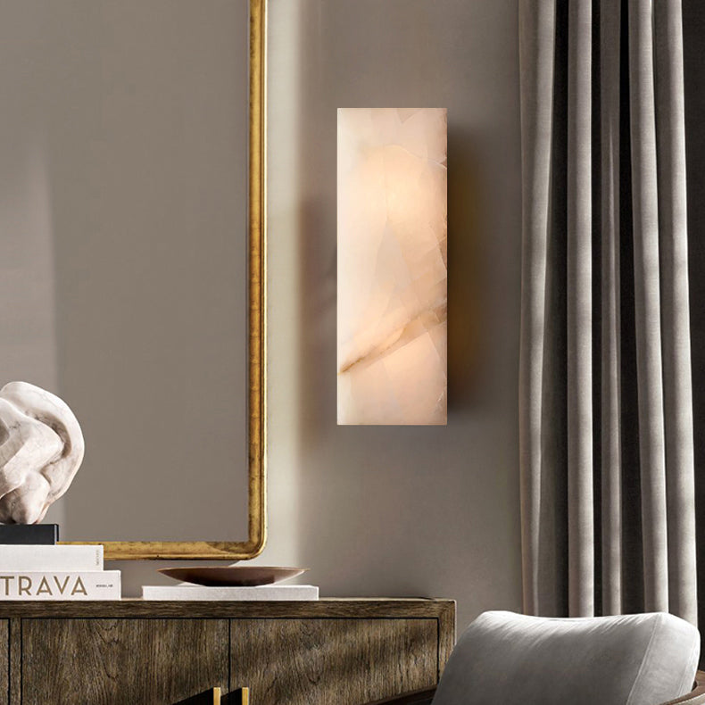 Rivage Veined Alabaster Wall Sconce