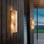 Rivage Veined Alabaster Wall Sconce