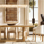 Rivage Veined Alabaster Rectangular Chandelier 72"