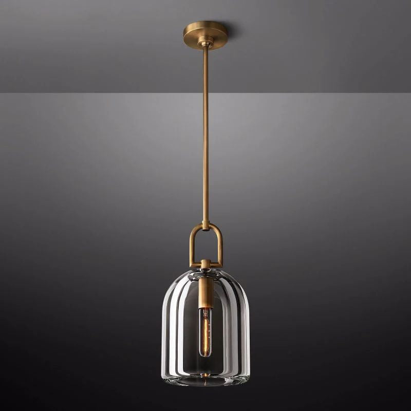 Botanist Crystal Cloche Pendant Light