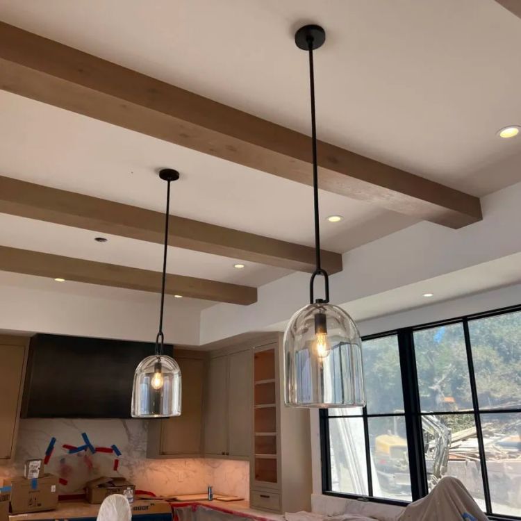Botanist Crystal Cloche Pendant Light