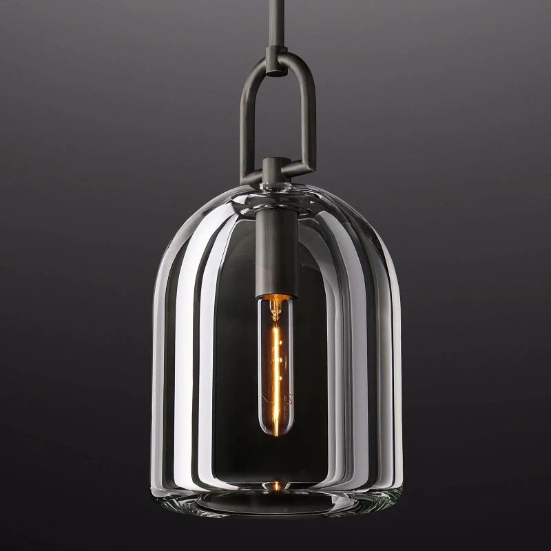Botanist Crystal Cloche Pendant Light