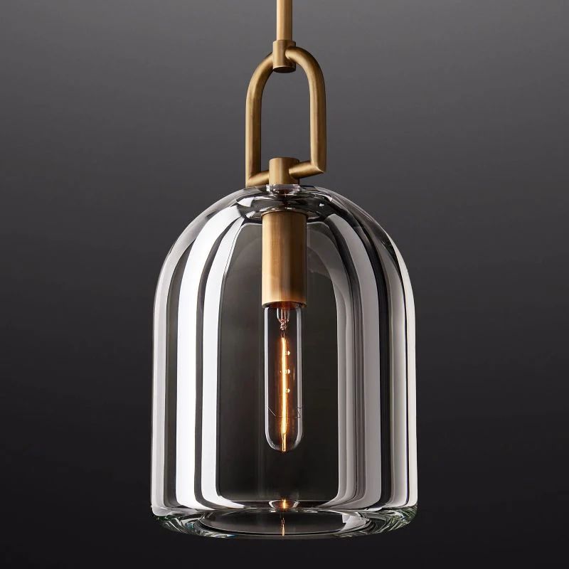 Botanist Crystal Cloche Pendant Light