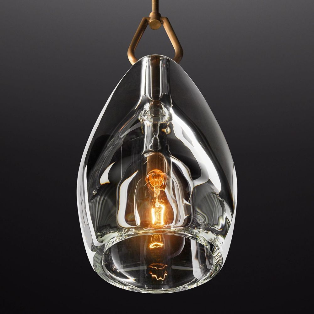 Botanist Crystal Flute Pendant Light